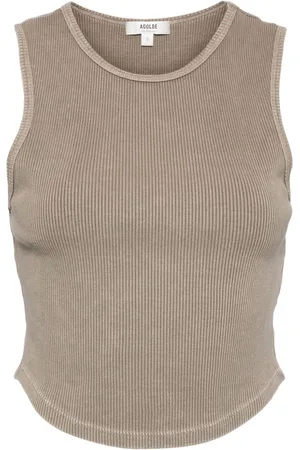 AGOLDE Ribstrikket tanktop