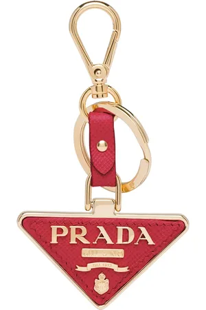 Prada Nøglering med trekantet logo