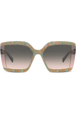 Missoni Firkantede solbriller med tonet glas