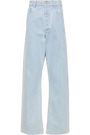 Nanushka Jeans med lige ben og hæklet detalje