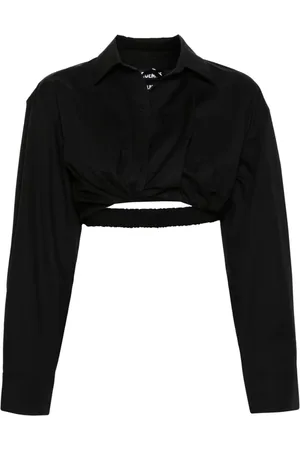 Jacquemus Cropped Bahia poplin-skjorte