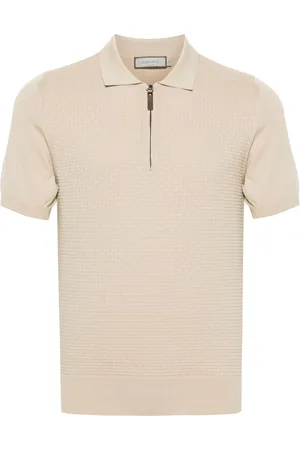 CANALI Polo med lynlås
