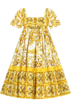 Dolce & Gabbana Kjole med Majolica-tryk