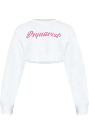 Dsquared2 Cropped sweatshirt med logotryk