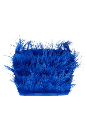 Patrizia Pepe Cropped top med fjerdetalje