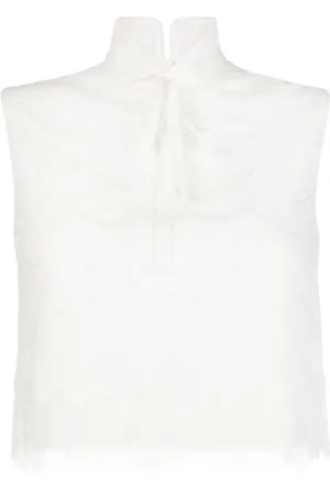 SHIATZY CHEN Silkevest med blondedetalje