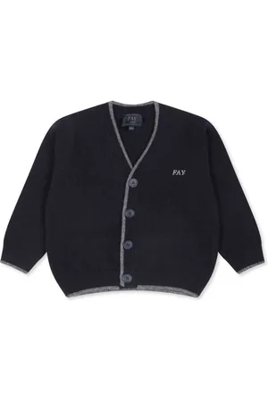 FAY Cardigan med broderet logo