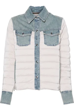 MOORER Esper jakke med denimkant