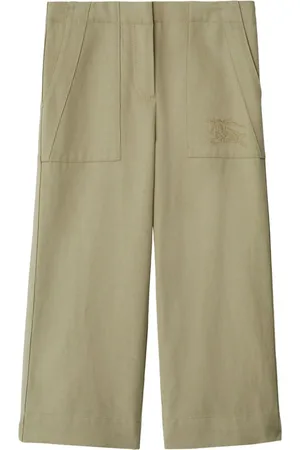 Burberry Equestrian Knight-broderede bukser