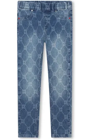 HUGO BOSS Jeggings med logotryk