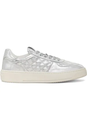 Stuart Weitzman Metalliske Courtside Elegante sneakers