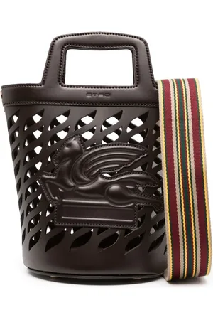 Etro Coffa bucket-taske i læder
