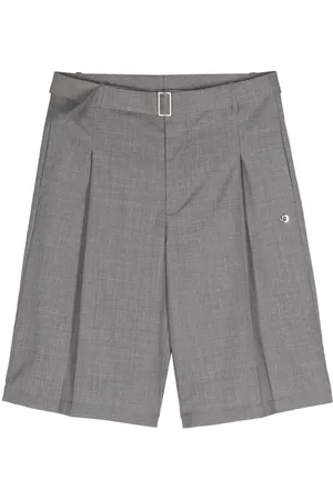 Etudes Plisserede Cooper shorts i uld