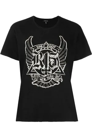 R13 T-shirt med korte ærmer og grafisk tryk