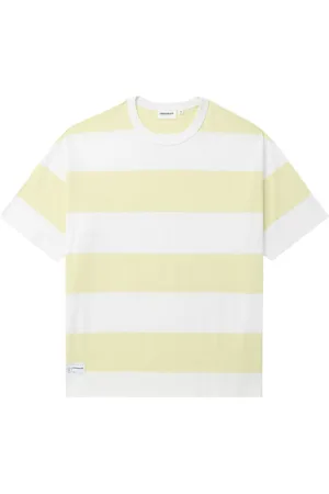 Chocoolate Stribet T-shirt med logomærke