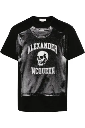 Alexander McQueen T-shirt med grafisk tryk