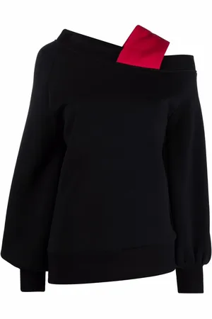 Atu Body Couture Asymmetrisk bluse med polstrede stropper
