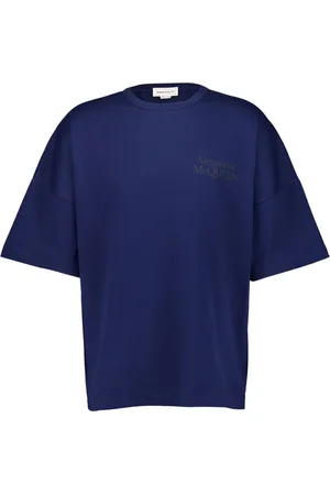 Alexander McQueen T-shirt med logotryk