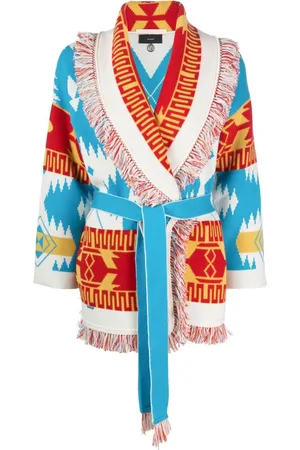 Alanui Icon cardigan i jacquard og strik