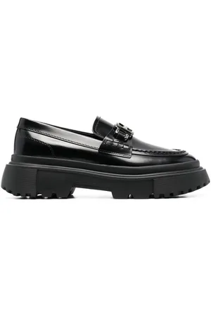 Hogan Loafers med plateausål og logospænde