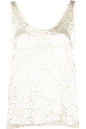 Lanvin Tanktop med krøllet effekt