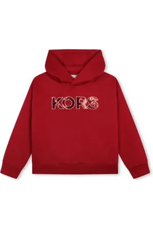 Michael Kors Hættetrøje i jersey med paillet-logo
