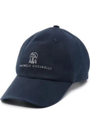 Brunello Cucinelli Baseballkasket med broderet logo