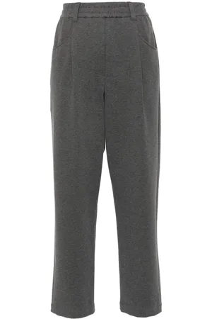 Brunello Cucinelli Cropped joggingbukser med smalle ben