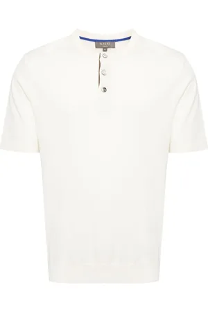 N.PEAL Finstrikket Henley top