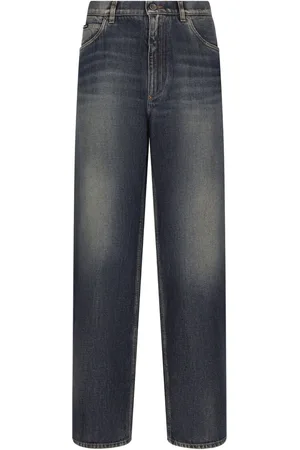 Dolce & Gabbana Stenvaskede jeans med lige ben