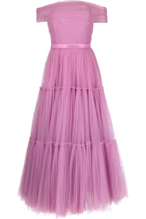 Ana Radu Lang kjole med off-shoulder-snit
