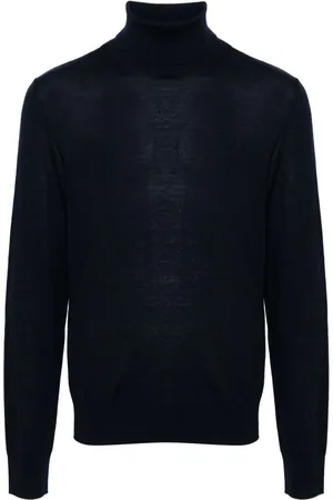 Dsquared2 Trøje med broderet logo og rullekrave