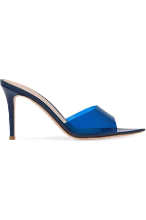 Gianvito Rossi Elle 85mm mules med spids snude