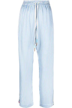 MIRA MIKATI X Javier Calleja bukser i satin med striber