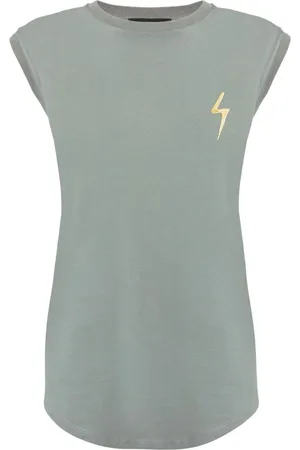 Giuseppe Zanotti Ursella tanktop med lynbroderi