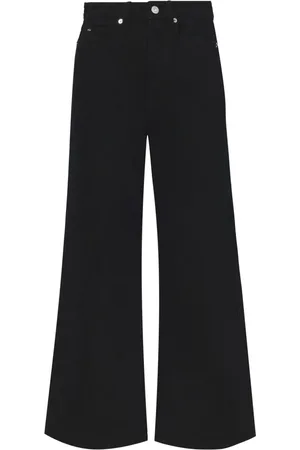 Proenza Schouler Cropped jeans med logomærke