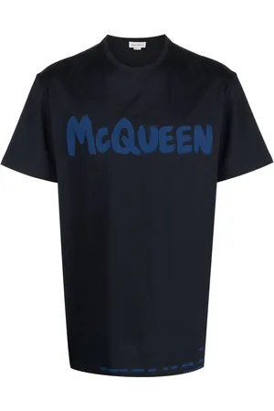 Alexander McQueen T-shirt med logotryk