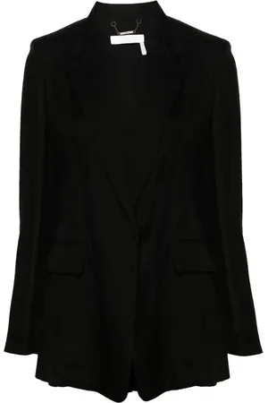 Chloé åben ramie-blazer