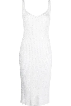 Missoni Ribbet kjole med pailletter