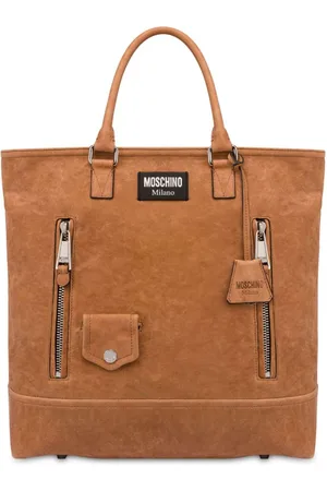 Moschino Ruskindstote med logo-applikation