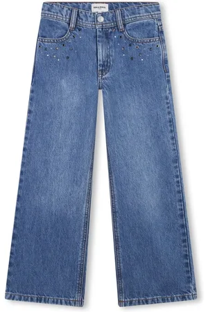Sonia Rykiel Enfant Jeans med rhinsten-udsmykning