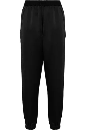 Y-3 Seersucker-joggingbukser med logotryk