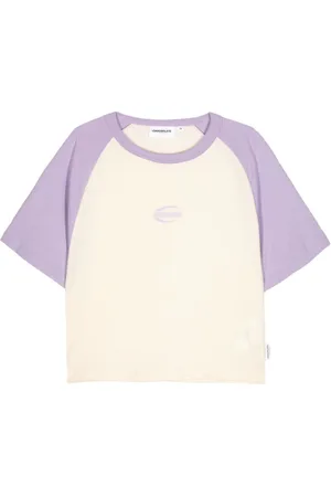 Chocoolate T-shirt med colourblocking og logotryk