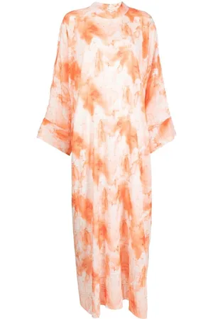 Bambah Kaftan-kjole med høj hals