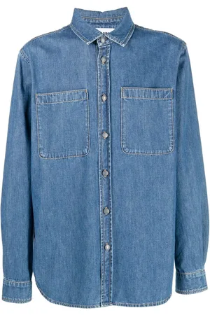 Moschino Denimskjorte med bamse-tryk