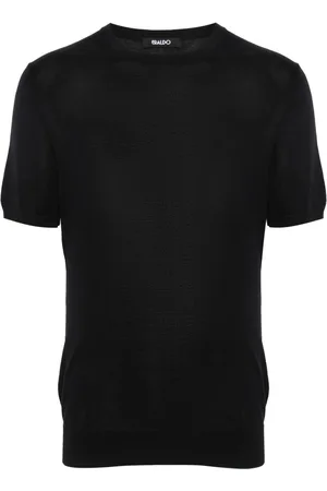 ERALDO Strikket T-shirt i silke