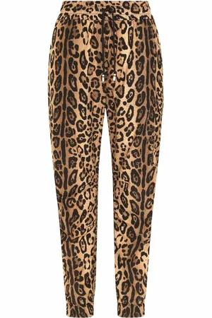 Dolce & Gabbana Joggingbukser med leopardtryk