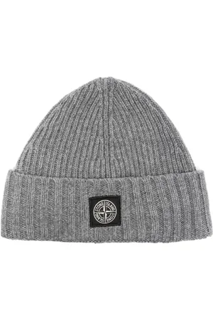 Stone Island Ribbet hue med kompasmærke