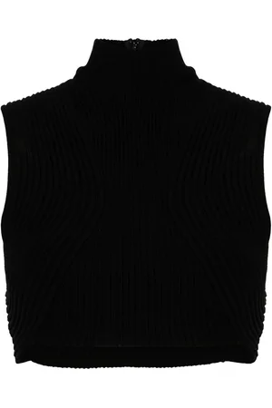 Chloé Ribstrikket top i uld