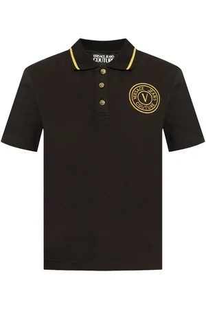 VERSACE Polo med broderet logo